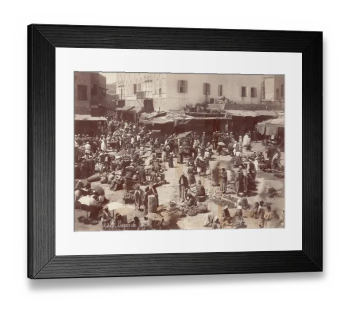 Framed Print : Busy Bazaar in Jaffa Framed Print : Busy Bazaar in Jaffa