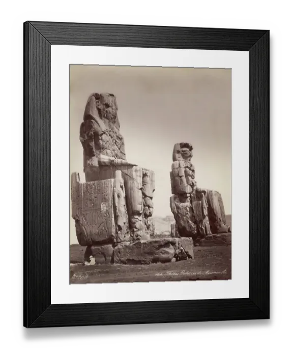 Framed Print : Ruins of the Colossus of Memnon Framed Print : Ruins of the Colossus of Memnon