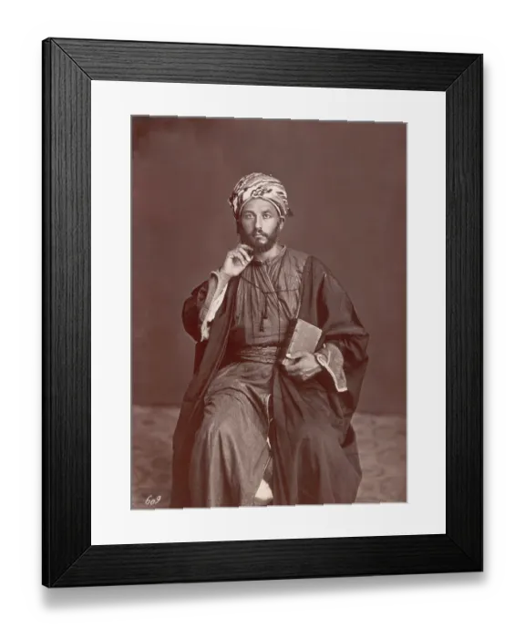 Framed Print : Middle Eastern Scholar Framed Print : Middle Eastern Scholar