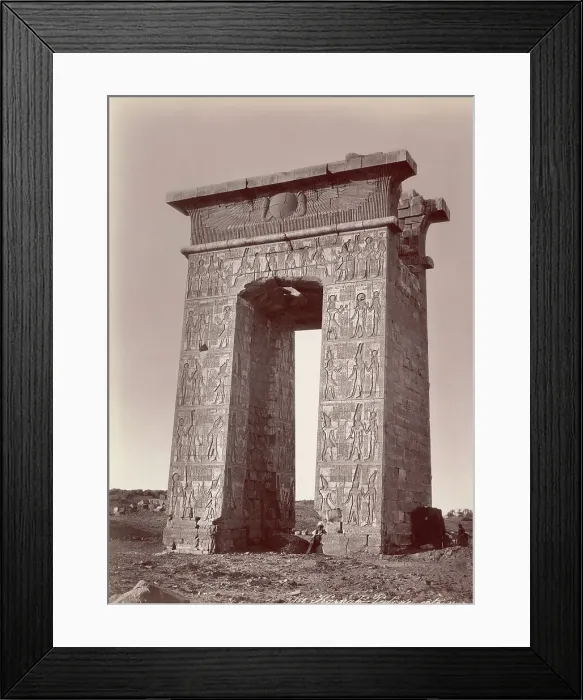 Framed Print : Pylon at Karnak Framed Print : Pylon at Karnak