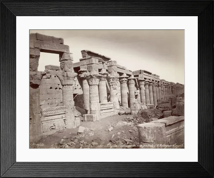 Framed Print : Colonnade of Temple of Isis Framed Print : Colonnade of Temple of Isis