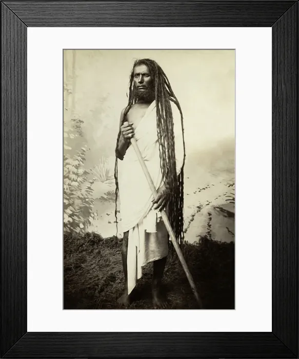 Framed Print : Hindu Holy Man From Ceylon Framed Print : Hindu Holy Man From Ceylon