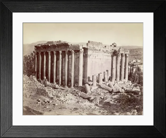 Framed Print : Ruins of the Temple of Jupiter Framed Print : Ruins of the Temple of Jupiter