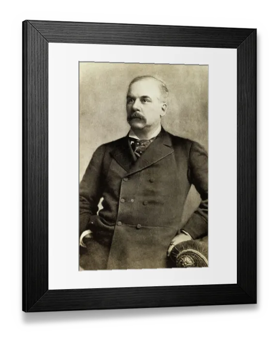 Framed Print : Portrait of J. P. Morgan Framed Print : Portrait of J. P. Morgan