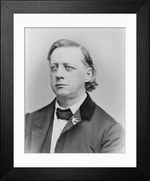 Framed Print : Portrait of Clergyman Henry Ward Beecher Framed Print : Portrait of Clergyman Henry Ward Beecher