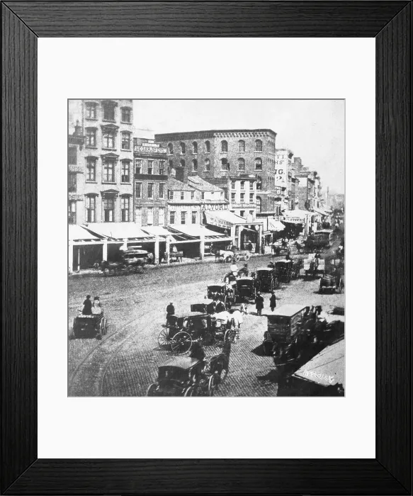 Framed Print : Chatham Square Framed Print : Chatham Square