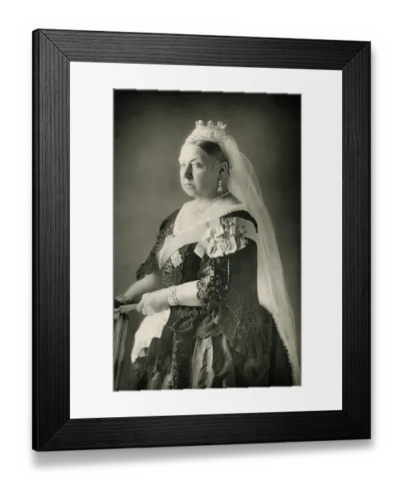 Framed Print : Portrait Of Queen Victoria Of England Framed Print : Portrait Of Queen Victoria Of England