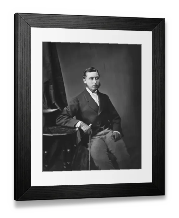 Framed Print : Prince Edward of Wales in 1870 Framed Print : Prince Edward of Wales in 1870