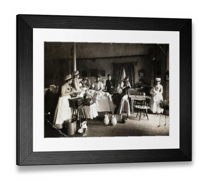 Framed Print : Operation At Bellevue Hospital Framed Print : Operation At Bellevue Hospital