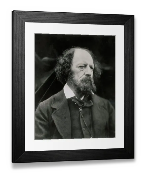 Framed Print : Poet Alfred Tennyson