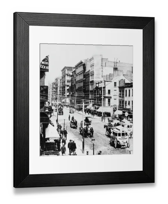 Framed Print : New York, 1867