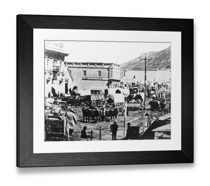 Framed Print : Main Street in Salt Lake City