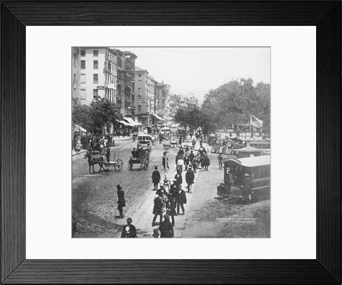 Framed Print : Broadway and City Hall Park Framed Print : Broadway and City Hall Park