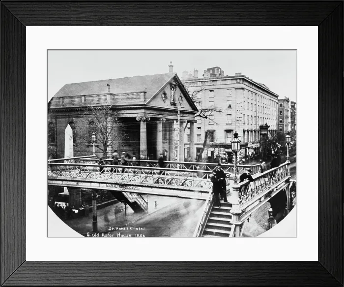 Framed Print : Broadway Passenger Bridge Framed Print : Broadway Passenger Bridge