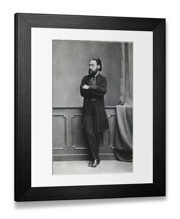 Framed Print : Portrait of Bedrich Smetana