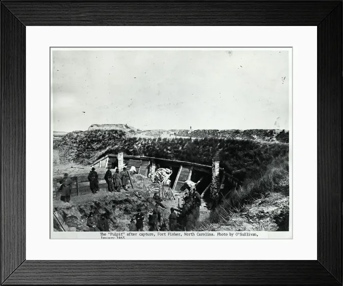 Framed Print : Fort Fisher After Capture