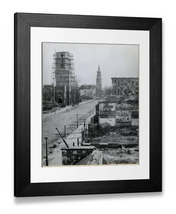 Framed Print : View of Charleston, South Carolina Framed Print : View of Charleston, South Carolina