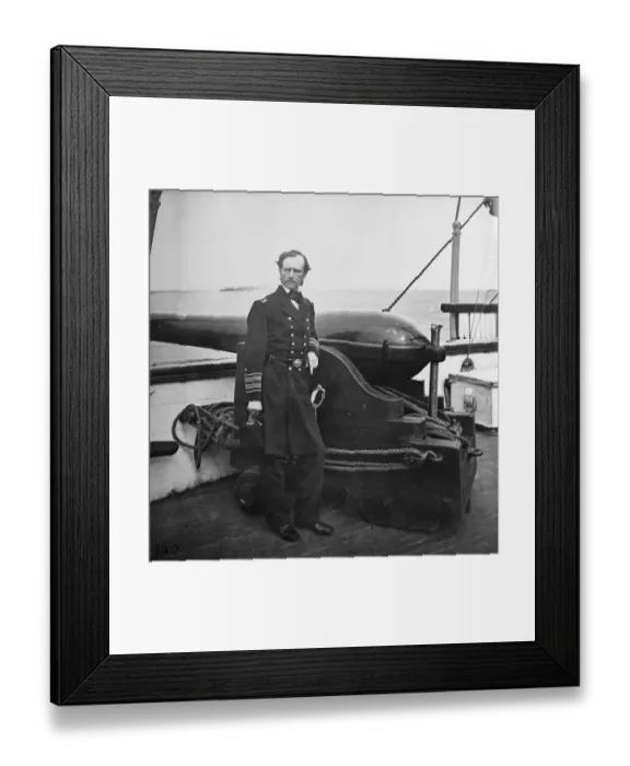 Framed Print : Rear Admiral John Dahlgren Framed Print : Rear Admiral John Dahlgren