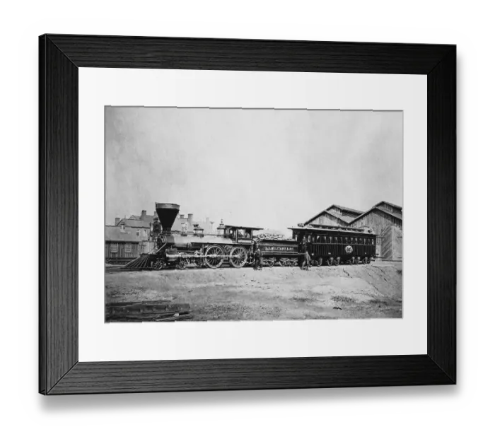 Framed Print : President Abraham Lincoln's Funeral Train Framed Print : President Abraham Lincoln's Funeral Train
