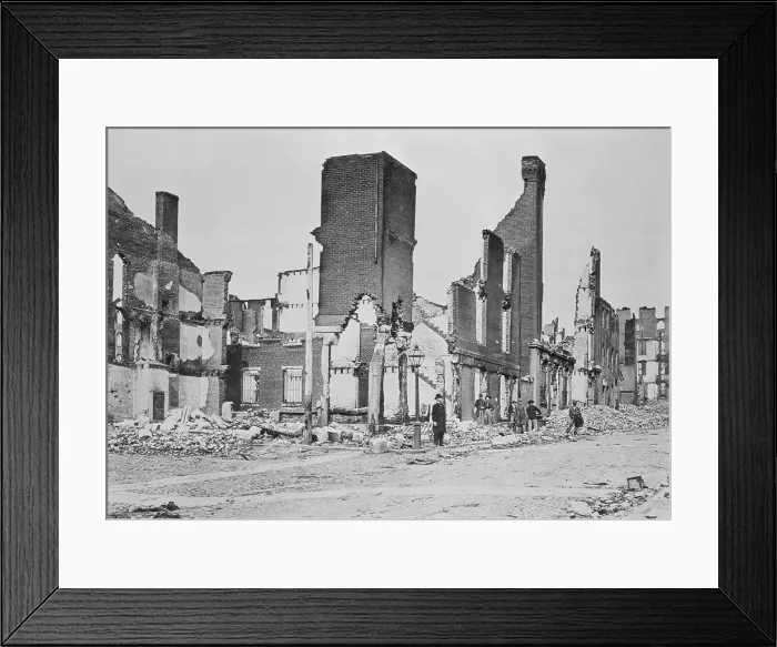 Framed Print : Ruins of Richmond, Virginia Framed Print : Ruins of Richmond, Virginia
