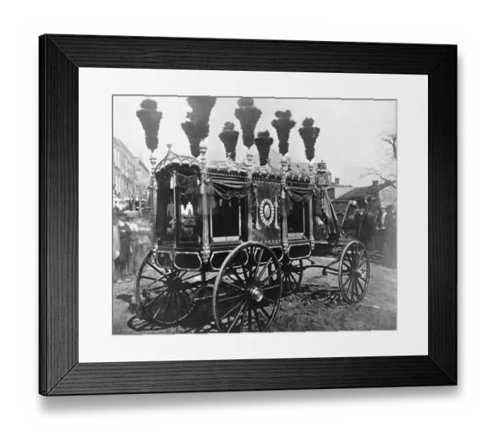 Framed Print : Hearse Carrying Abraham Lincoln's Body Framed Print : Hearse Carrying Abraham Lincoln's Body