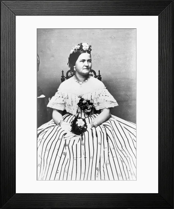 Framed Print : Formal Portrait Of Mary Todd Lincoln Framed Print : Formal Portrait Of Mary Todd Lincoln
