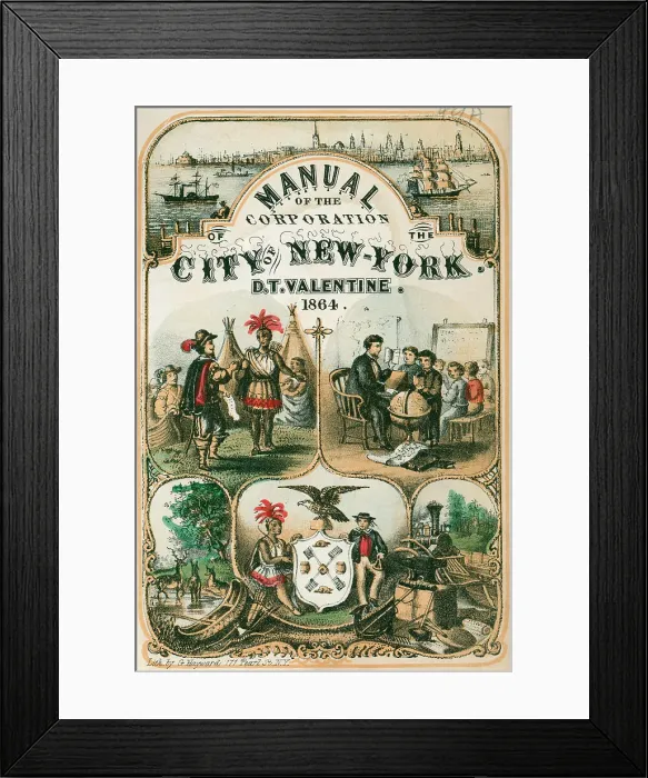 Framed Print : Manual of the Corporation of the City of New York Framed Print : Manual of the Corporation of the City of New York