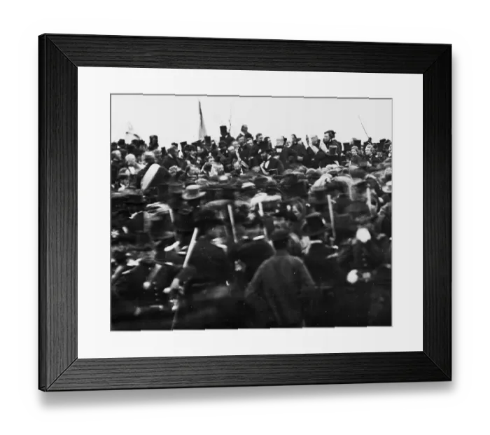 Framed Print : Abraham Lincoln Giving Gettysburg Address Framed Print : Abraham Lincoln Giving Gettysburg Address