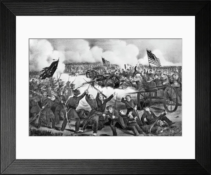 Framed Print : Army Factions At Gettysburg Battlefield Framed Print : Army Factions At Gettysburg Battlefield