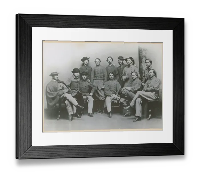 Framed Print : John Mosley and Others Posing Framed Print : John Mosley and Others Posing