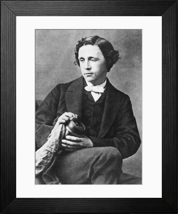 Framed Print : English Author Lewis Carroll Framed Print : English Author Lewis Carroll
