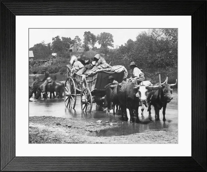Framed Print : Fugitive Slaves Ford Rappahannock River Framed Print : Fugitive Slaves Ford Rappahannock River