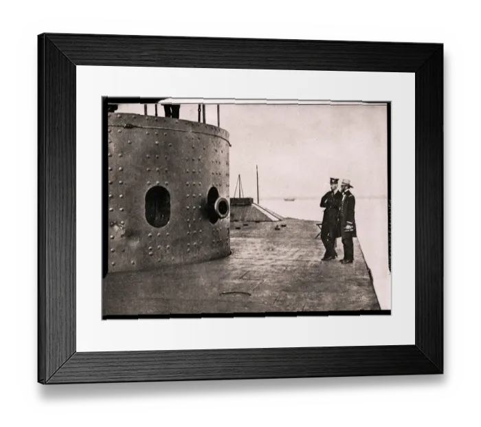Framed Print : Turret On The USS Monitor Battleship Framed Print : Turret On The USS Monitor Battleship
