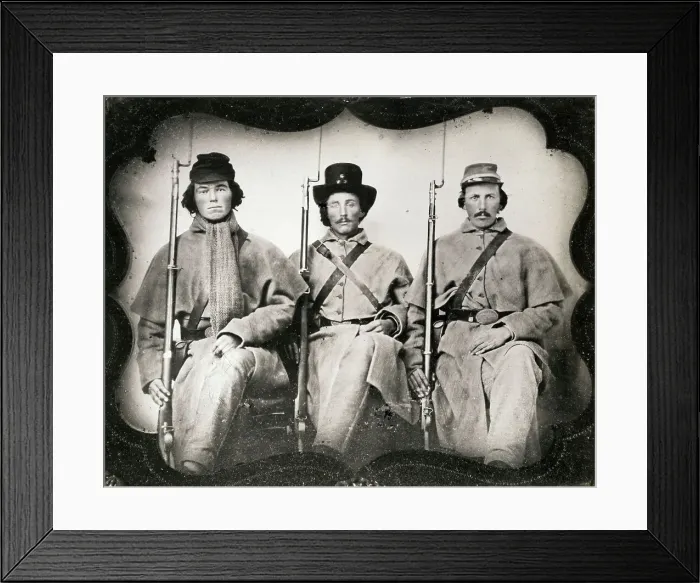Framed Print : Confederate Soldiers