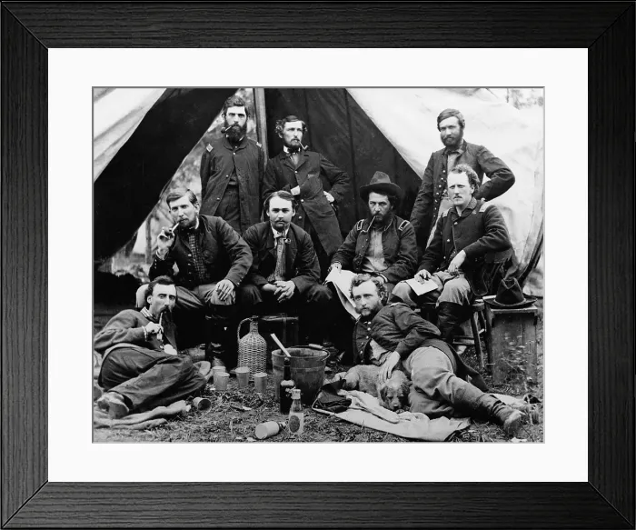 Framed Print : Staff of Union General Andrew Porter Framed Print : Staff of Union General Andrew Porter