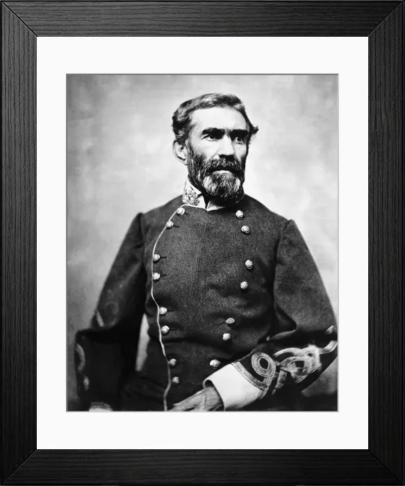 Framed Print : Confederate General Braxton Bragg in Uniform Framed Print : Confederate General Braxton Bragg in Uniform
