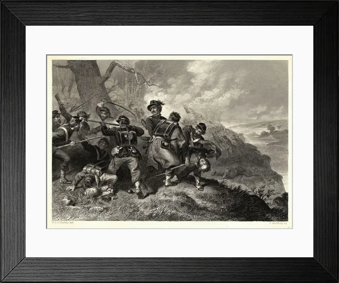 Framed Print : Rescuing Brigadier General Baker Framed Print : Rescuing Brigadier General Baker