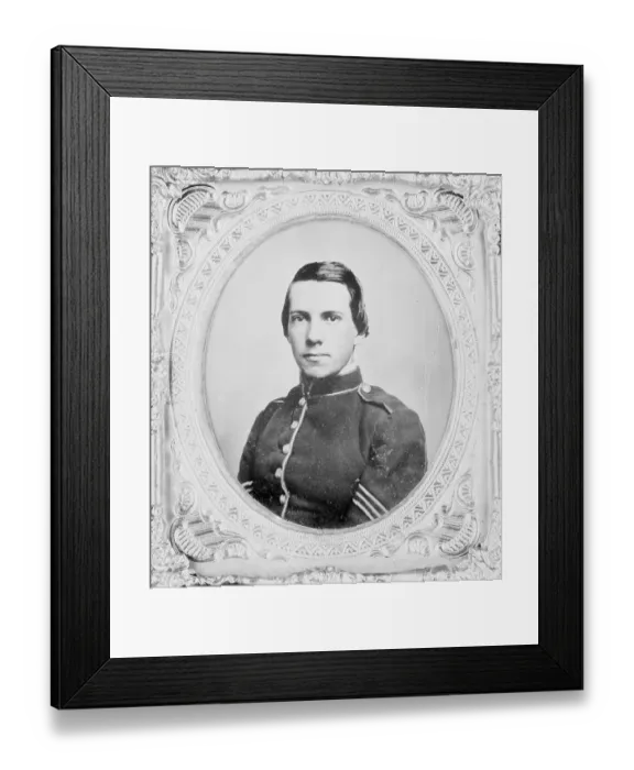Framed Print : Sergeant John R. Fell Framed Print : Sergeant John R. Fell