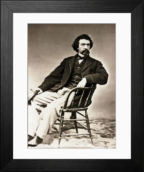 Framed Print : Mathew Brady Seated