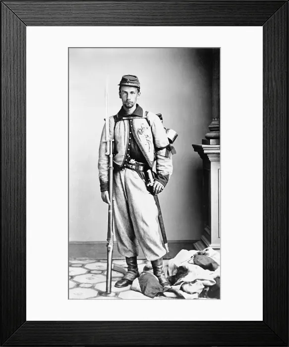 Framed Print : Private Francis E. Brownell Framed Print : Private Francis E. Brownell