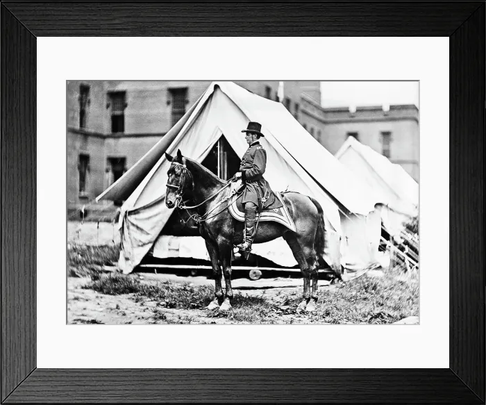 Framed Print : Joseph Hooker Civil War Major General