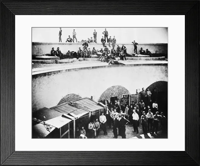 Framed Print : Cadets Guiding Prisoners Framed Print : Cadets Guiding Prisoners