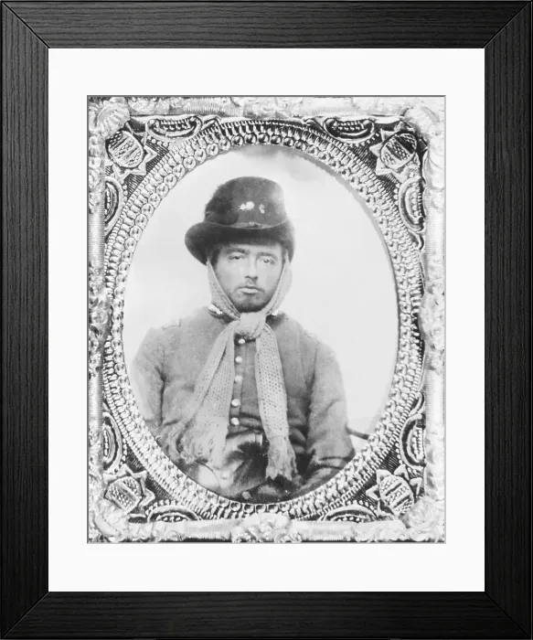 Framed Print : Confederate Army Captain George Hillyer Framed Print : Confederate Army Captain George Hillyer