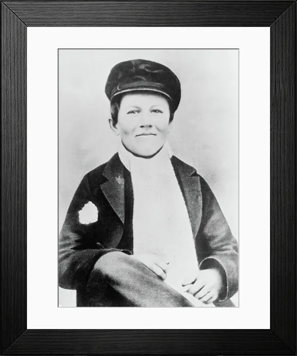 Framed Print : Young Alva Edison in His Railway Uniform Framed Print : Young Alva Edison in His Railway Uniform