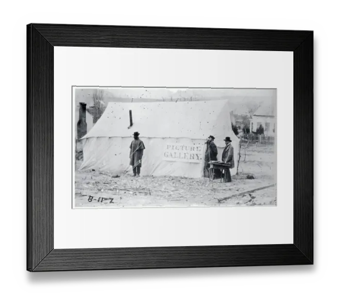 Framed Print : Brady's Civil War Photo Gallery Framed Print : Brady's Civil War Photo Gallery
