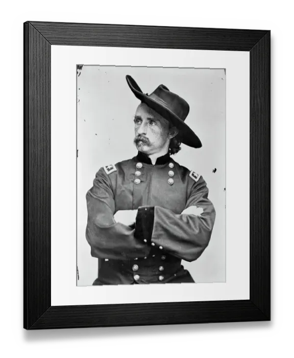 Framed Print : General George Custer Framed Print : General George Custer