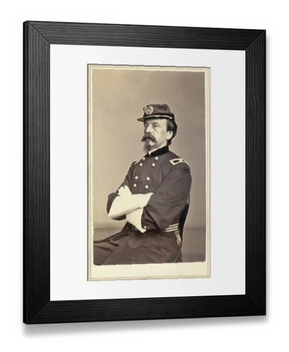 Framed Print : Union General Daniel E. Sickles in Civil War Uniform Framed Print : Union General Daniel E. Sickles in Civil War Uniform