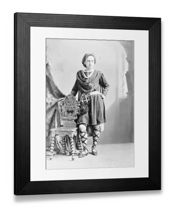 Framed Print : Edwin Booth in Costume as Hamlet Framed Print : Edwin Booth in Costume as Hamlet