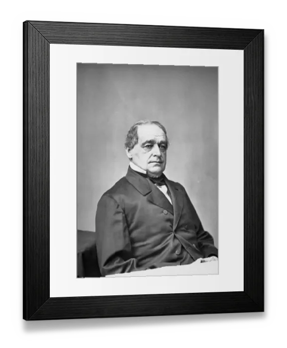 Framed Print : Portrait of Hannibal Hamlin Framed Print : Portrait of Hannibal Hamlin