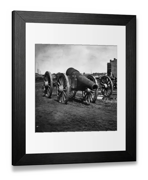 Framed Print : Large Cannon Framed Print : Large Cannon